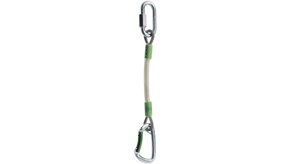 C.A.M.P. Gym Safe Cable Express Quickdraw, Green, 23cm, 2728