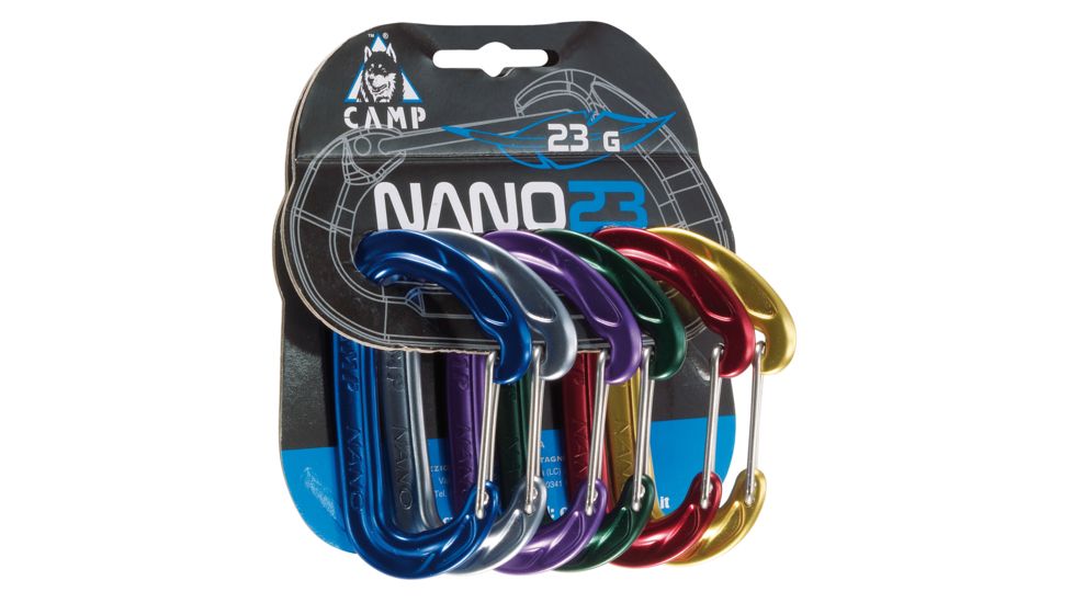 C.A.M.P. Nano 23 Wire Carabiner-Blue