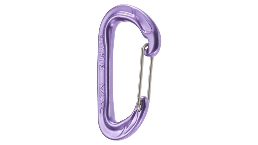 C.A.M.P. Nano 23 Wire Carabiner-Purple