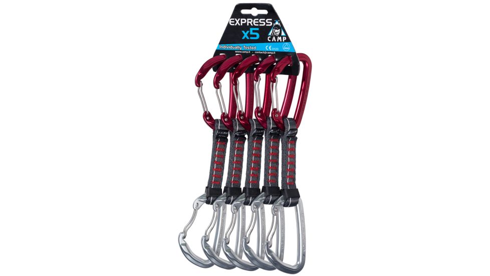 C.A.M.P. Orbit Wire Express KS Quickdraw Anodized Five Pack