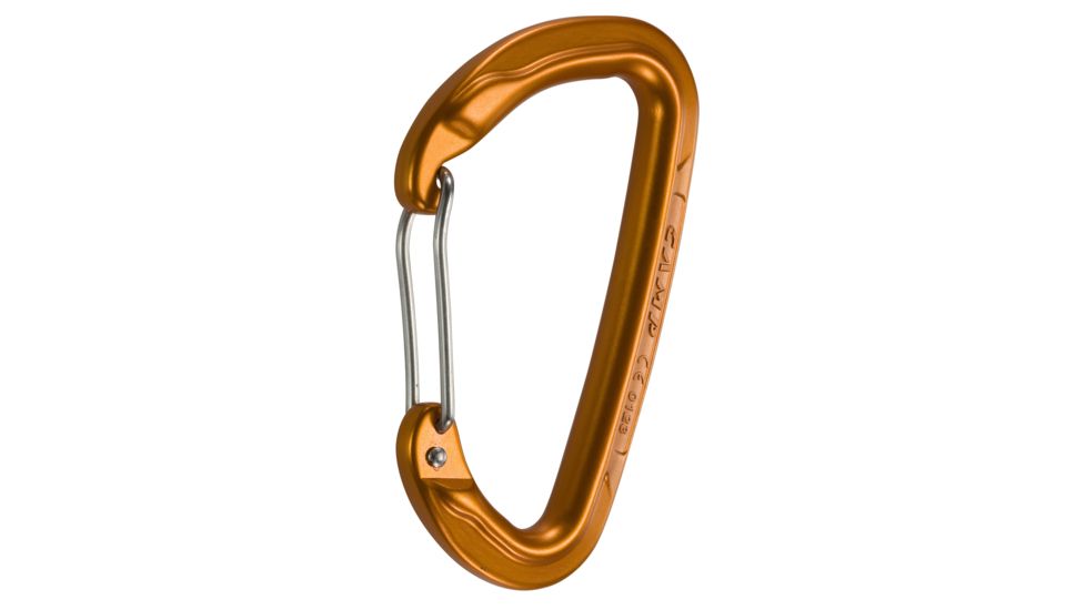 C.A.M.P. Orbit Wire Straight Gate Carabiner - Orange