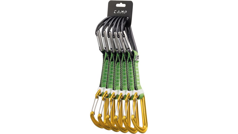 C.A.M.P. Photon Mixed Express KS Quickdraw 6 Pack-Green/Yellow-11cm