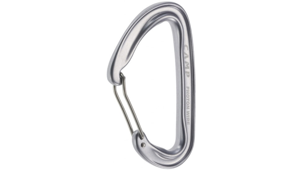C.A.M.P. Photon Wiregate Carabiner-Gray-Straight Gate
