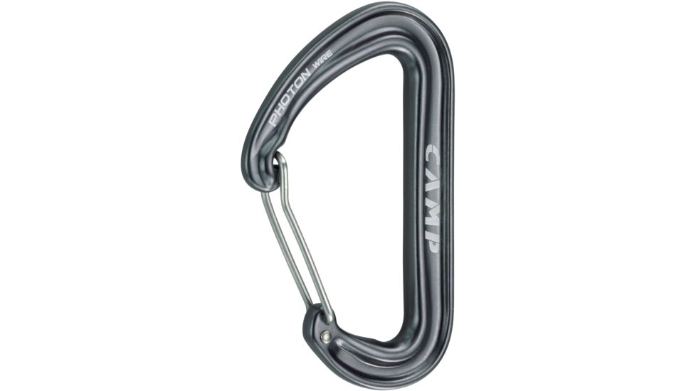 C.A.M.P. Photon Wiregate Carabiner-Gun Metal-Wire Gate
