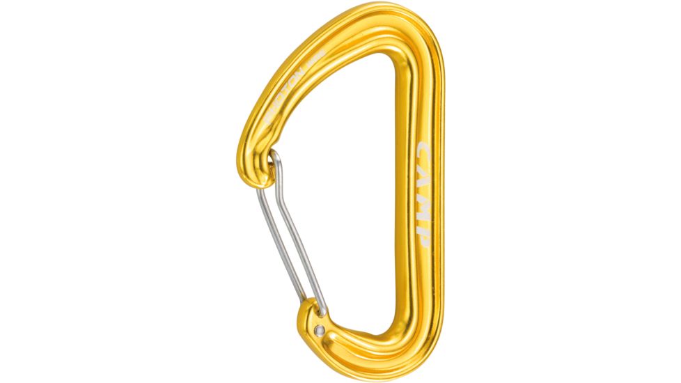C.A.M.P. Photon Wiregate Carabiner-Yellow-Wire Gate