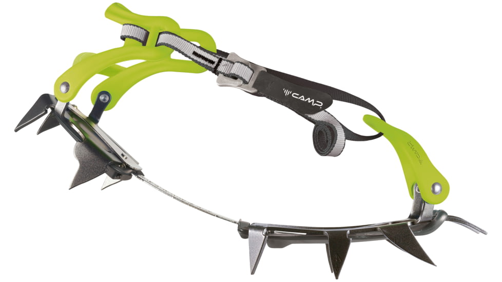 C.A.M.P. Stalker Universal Crampons, Grey/Green, 292003