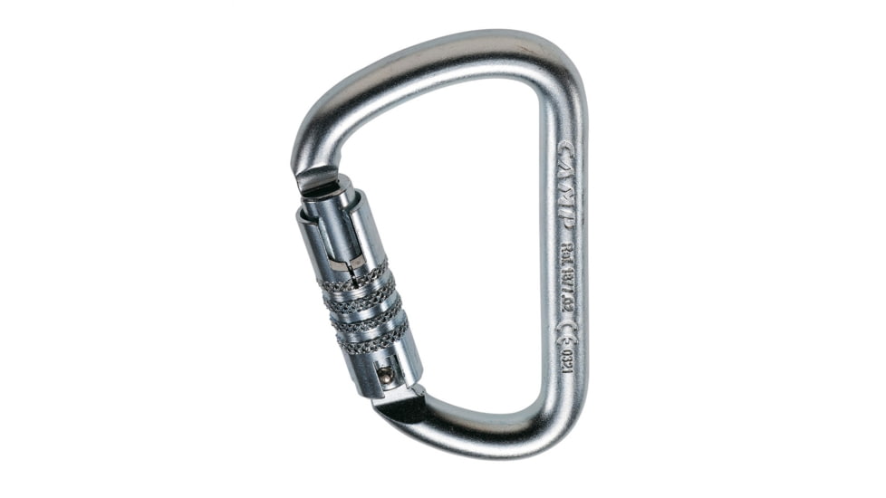 C.A.M.P. Steel D Pro 3Lock Carabiner, Automatic Lock, 187702