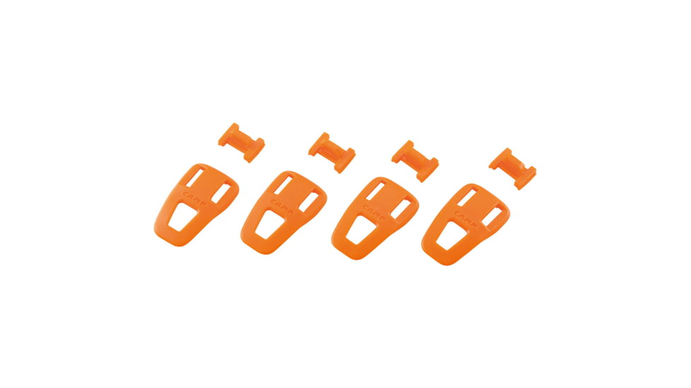 C.A.M.P. Titan Helmet Replacement Headlamp Clips, Orange, 2719