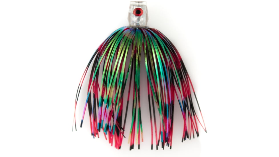 C&amp;H Lures King Buster Bling Series Lure, Black/Red Skirt, 3 Piece, CH-BL19