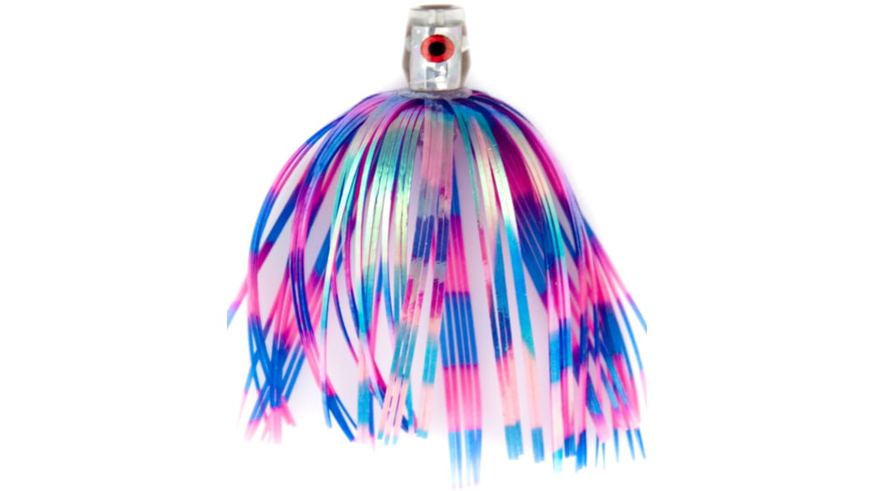 C&amp;H Lures King Buster Bling Series Lure, Blue/Pink Skirt, 3 Piece, CH-BL03