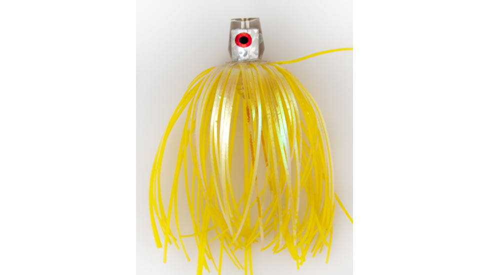 C&amp;H Lures King Buster Bling Series Lure, Chartreuse/Purple Skirt, 3 Piece, CH-BL17