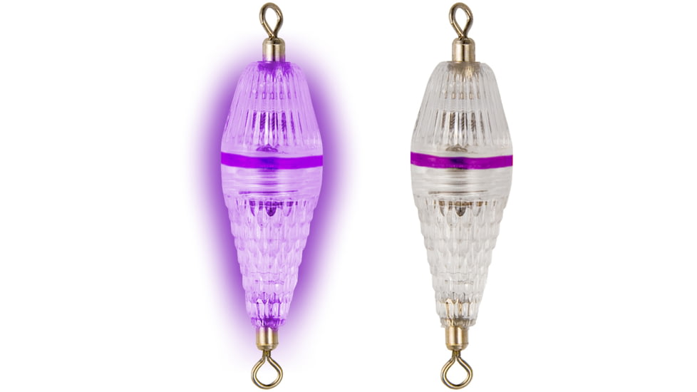 C&amp;H Lures Mity Lite, Water Resistant to 800 m 2, 624ft, 2 Batteries Included, Purple, CH-BFLP