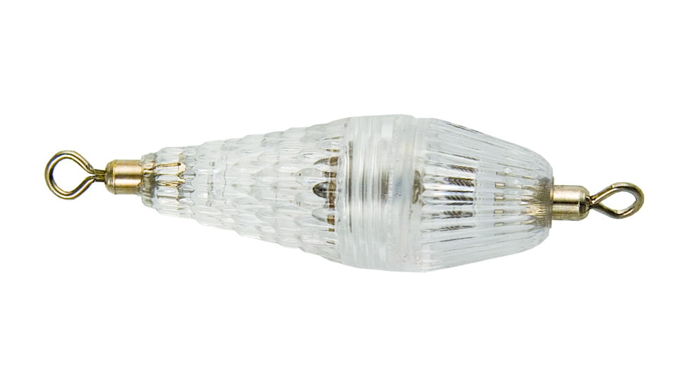 C&amp;H Lures Mity Lite, Water Resistant to 800 m 2, 624ft, 2 Batteries Included, White, CH-BFLW