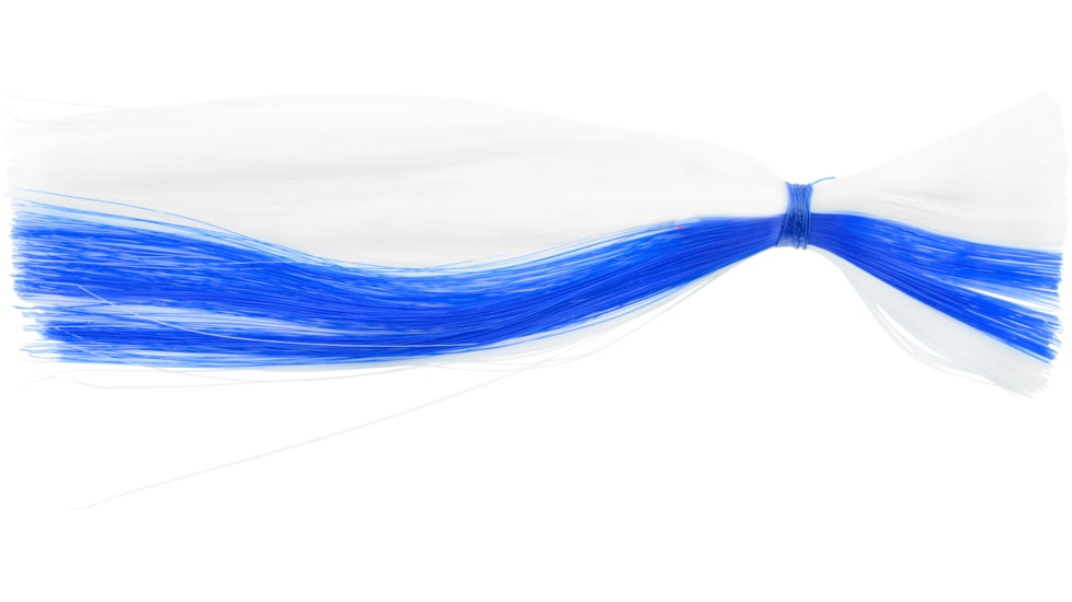 C&amp;H Lures Sea Witch Trolling Lure, 1.5 oz Head, White/Blue Skirt, CH-NSW03-1.5