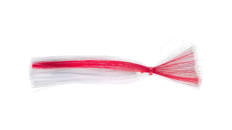 C&amp;H Lures Sea Witch Trolling Lure, 1.5 oz Head, White/Red Skirt, CH-NSW09-1.5