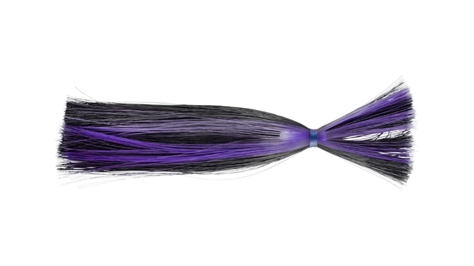 C&amp;H Lures Sea Witch Trolling Lure, 1/8 oz Head, Black/Purple Skirt, CH-NSW18-1/8