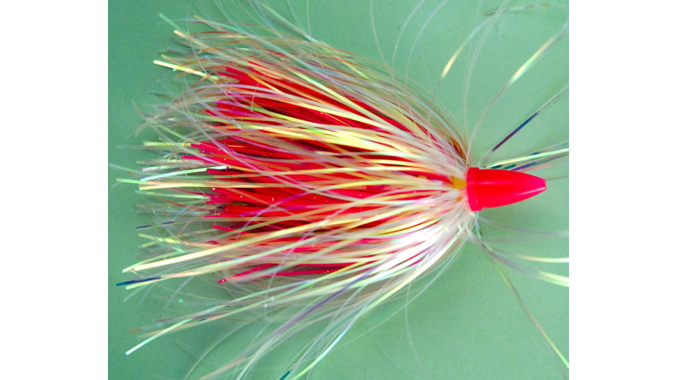 C&amp;H Lures Smoker Choker Trolling Lure, 4in, Pink/Pearl Skirt, Luminescent Head, CH-SC03