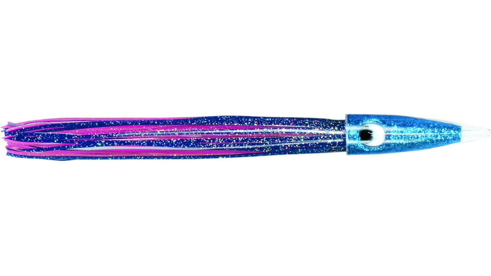 C&amp;H Lures Wahoo Whacker Trolling Lure, 11.5in, 6oz, Blue/Pink Skirt, CH-WW03