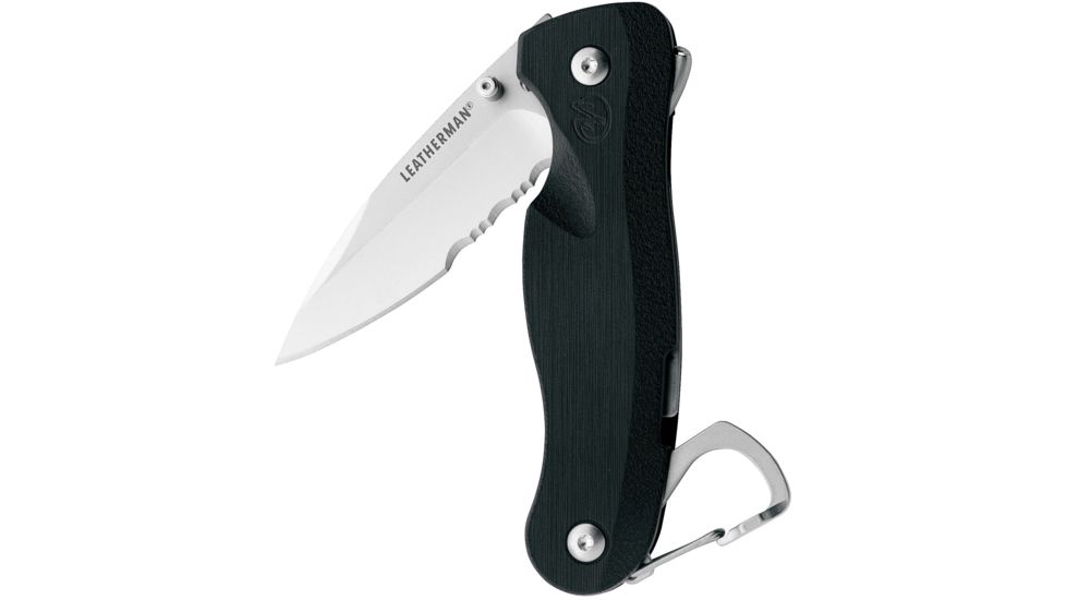 Leatherman Crater c33Lx Pocket Knife, Straight/Serrated Blade, Satin Finish - 860121