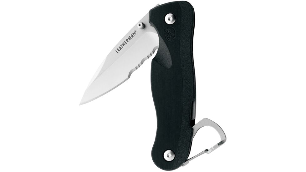 Leatherman Crater c33x Pocket Knife, Straight/Serrated Blade, Satin Finish - 860021