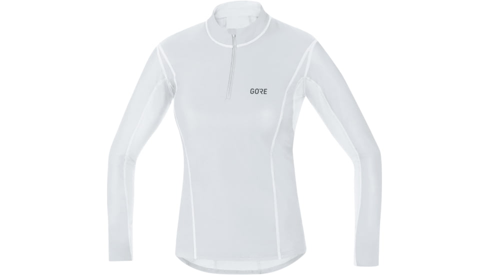 GOREWEAR Womens M WINDSTOPPERR Base Layer Thermo Turtleneck in Light Grey/White XS 0-2 Slim fit 48240518, 100322-9201-36