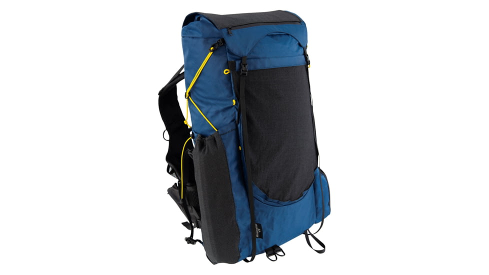 Six Moon Designs Minimalist V2 Ultralight Backpacks, EPX200 Black, S-Curve Harness - Large, Flight Hip Belt - Medium, P15103S10035H10082