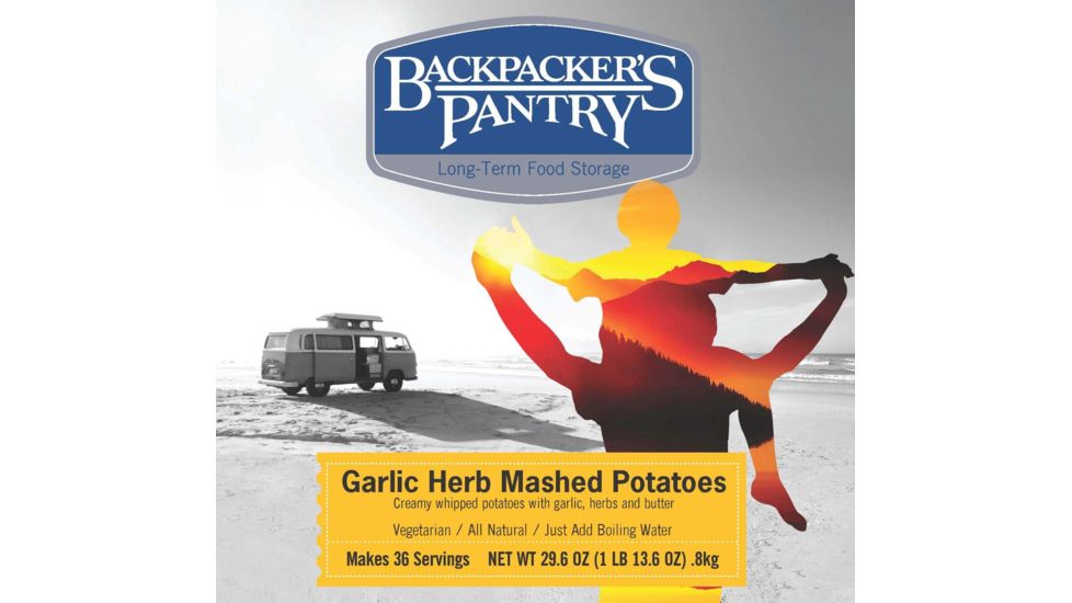 Cache Lake Camping Food Garlic Mashed Potatoes - 2 person