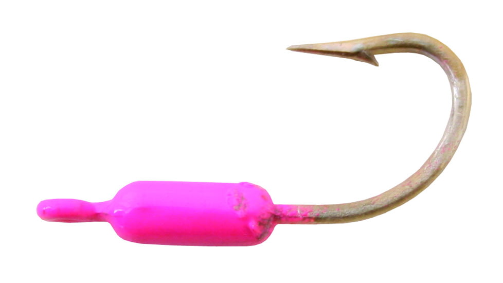 Calcutta Crusher Jighead, 1/16 oz,s Sz 2 J-Hook Pink, 5/Pack, BR100-02 PK