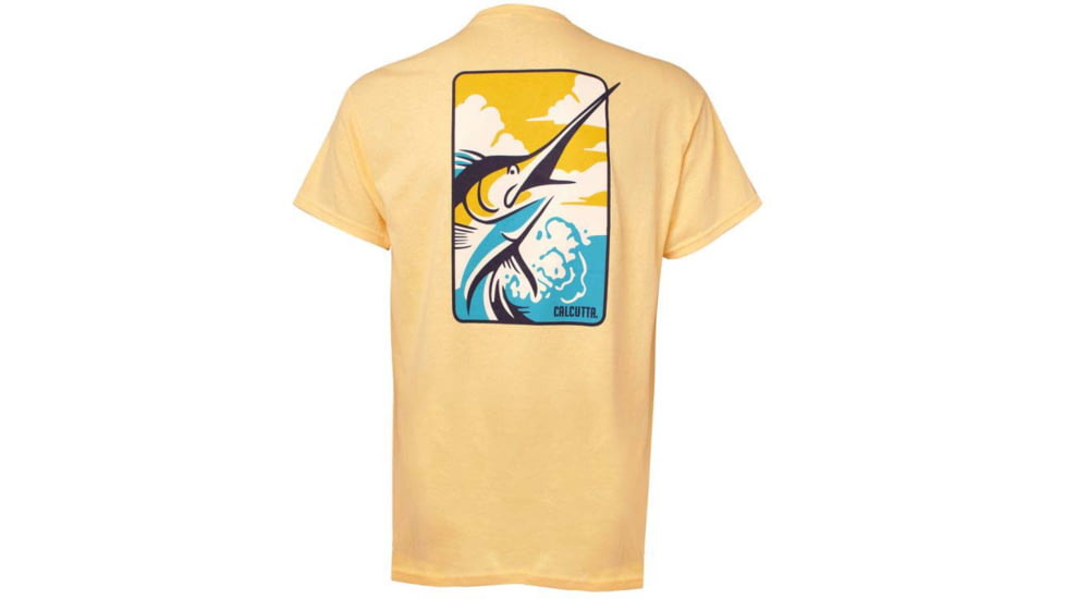 Calcutta Runaway Marlin T-Shirt - Mens, 2XL, Yellow Haze, RM-YH-2XL