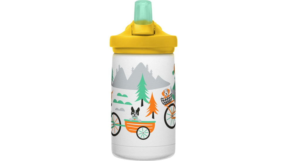 CamelBak 12 oz eddy+ Kids SST Vacuum Insulated, Biking Dogs, 12 oz, 2665107035