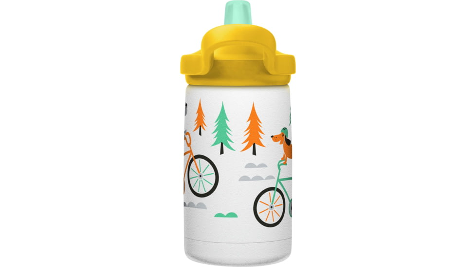 CamelBak 12 oz eddy+ Kids SST Vacuum Insulated, Biking Dogs, 12 oz, 2665107035