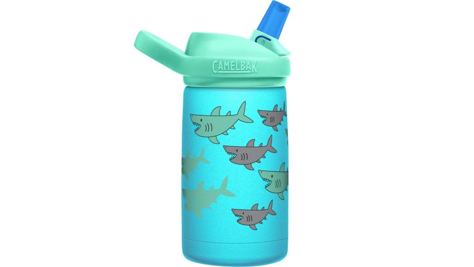 CamelBak 12 oz eddy+ Kids SST Vacuum Insulated, School of Sharks, 12 oz, 2665402035
