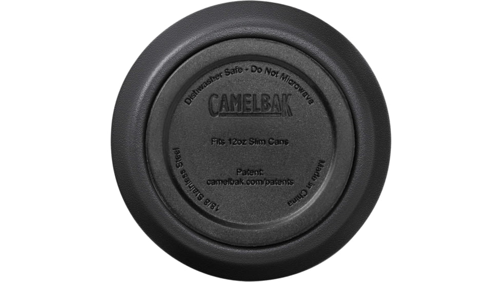 CamelBak 12 oz Slim Can Cooler, SST Vacuum Insulated, Black, 12oz, 2744001000