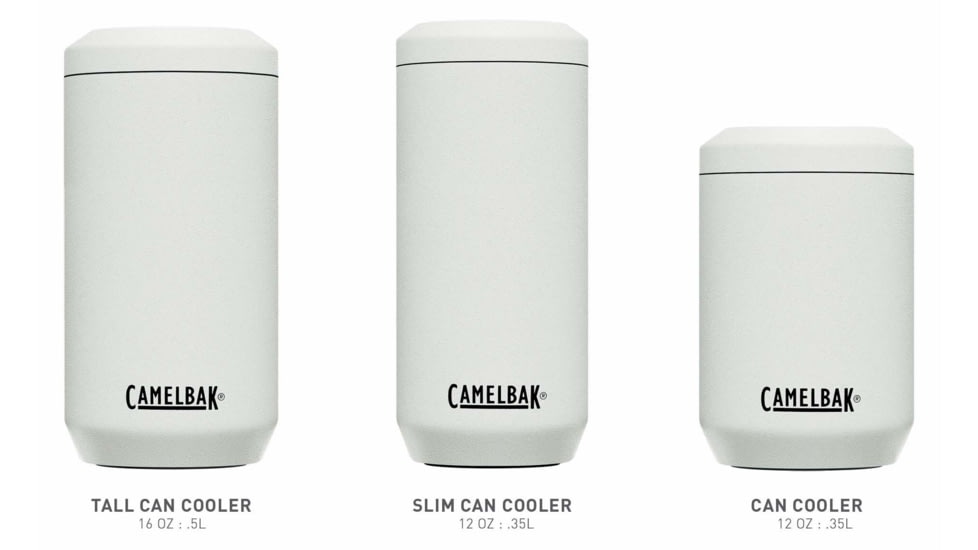 CamelBak 12 oz Slim Can Cooler, SST Vacuum Insulated, Black, 12oz, 2744001000