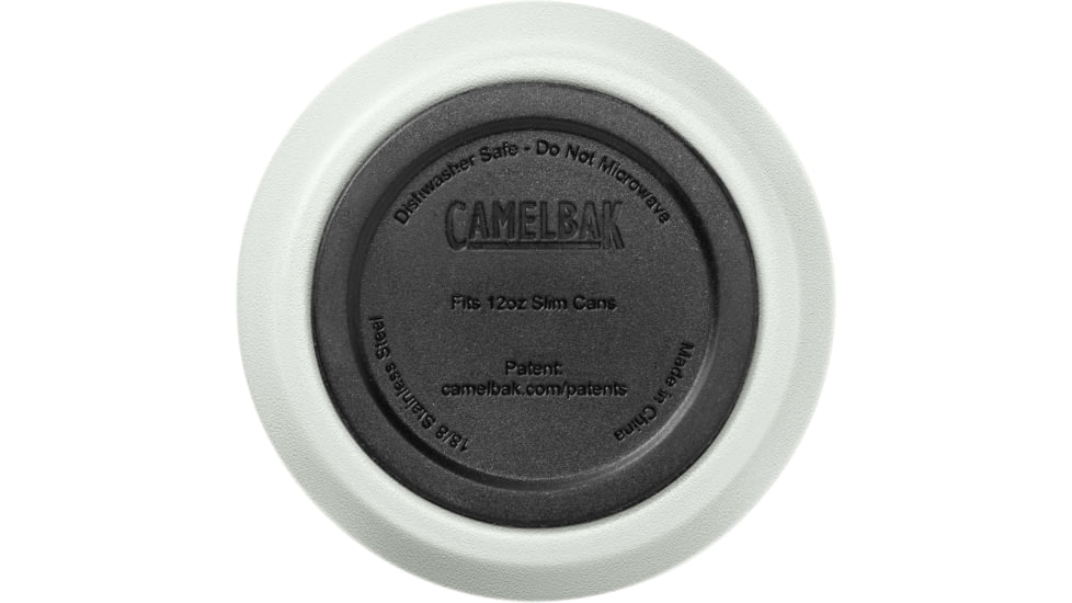 CamelBak 12 oz Slim Can Cooler, SST Vacuum Insulated, White, 12oz, 2744101000