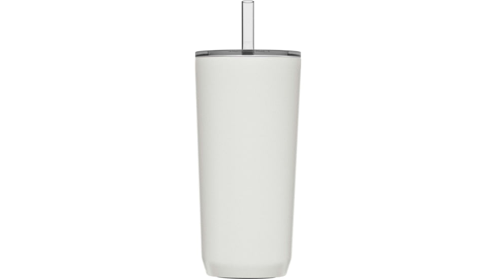 CamelBak 20 oz Straw Tumbler, SST Vacuum Insulated, White, 20oz, 2747101060