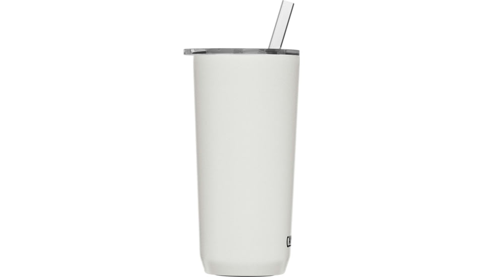 CamelBak 20 oz Straw Tumbler, SST Vacuum Insulated, White, 20oz, 2747101060