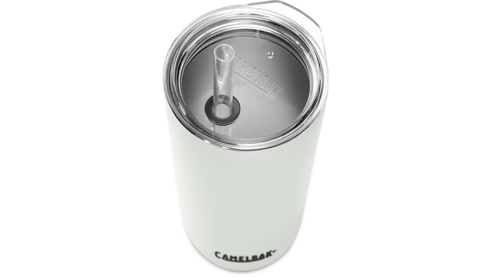CamelBak 20 oz Straw Tumbler, SST Vacuum Insulated, White, 20oz, 2747101060