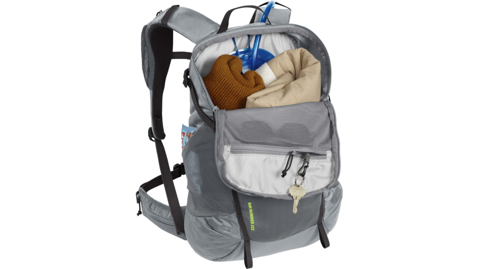 CamelBak 22L Rim Runner X22, Grey Flannel/Lime Punch, 22 L, 2714001000