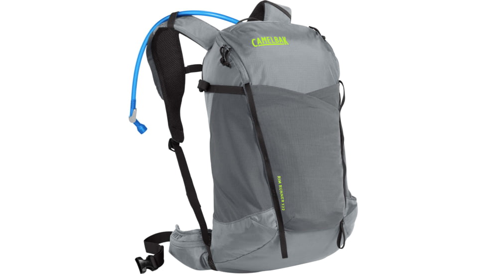 CamelBak 22L Rim Runner X22, Grey Flannel/Lime Punch, 22 L, 2714001000