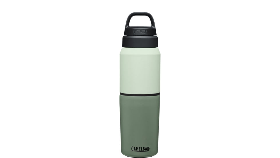 CamelBak MultiBev Insulated Stainless Steel Bottle/Cup, Moss/Mint, 17oz/12oz, 2412301051