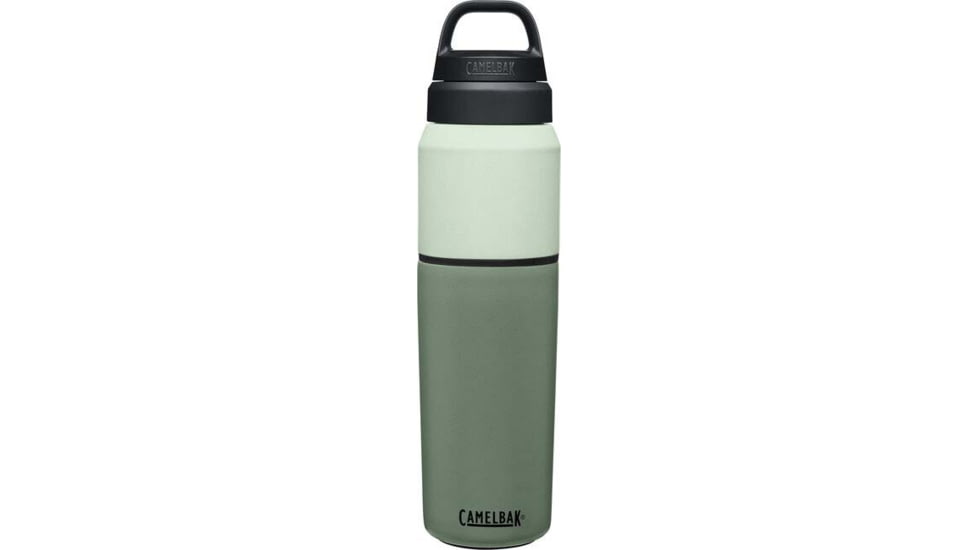 CamelBak MultiBev Insulated Stainless Steel Bottle/Cup, Moss/Mint, 22oz/16oz, 2424301065