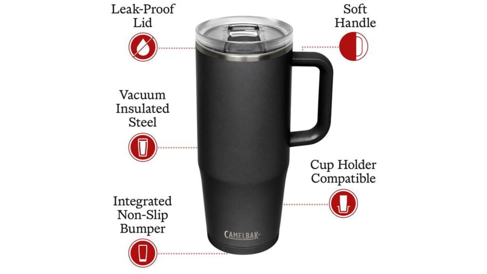 CamelBak 32oz VSS Thrive Mug, Black, 32oz, 2983001001