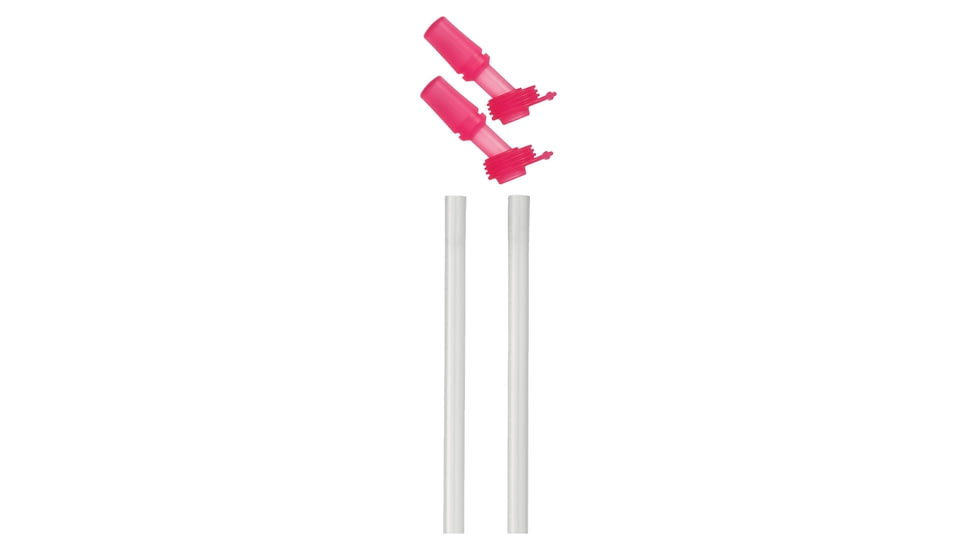 CamelBak Kids Bottle Accessory 2 Bite Valves/2 Straws, Pink 90748