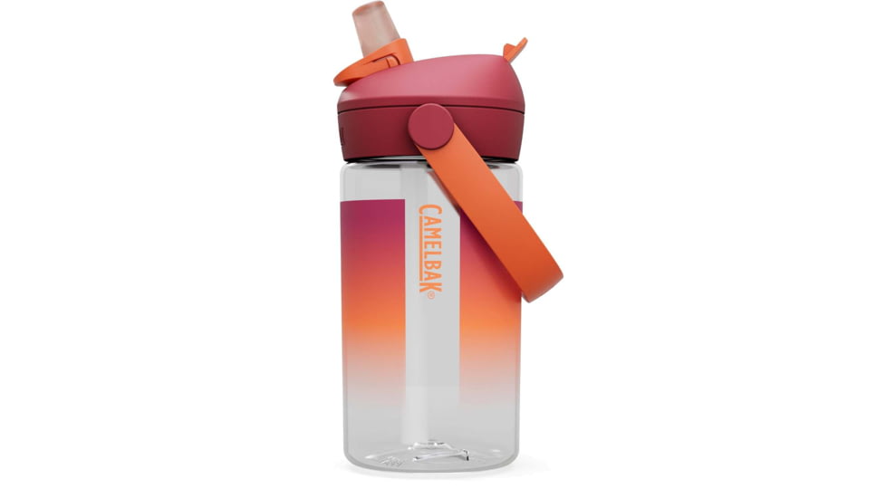 CamelBak Thrive Flip Straw Kids 14oz Water Bottle, Leak-Proof Lid, Purple Haze, 2860505041
