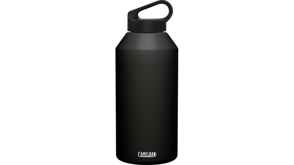 CamelBak Carry Cap Bottle, Insulated Stainless Steel, 64 oz, Black, 64oz, 2369001019