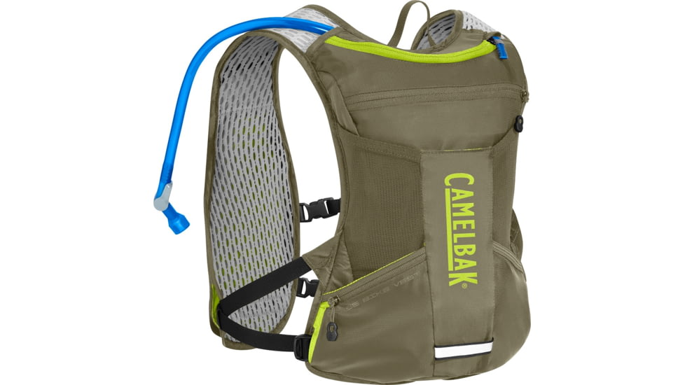 CamelBak Chase LR 10 Backpack, Burnt Olive/Lime Punch, One Size, 1477302000