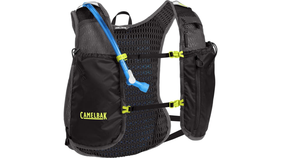 CamelBak Circuit Running Vest, Black/Safety Yellow, One Size, 2824001000