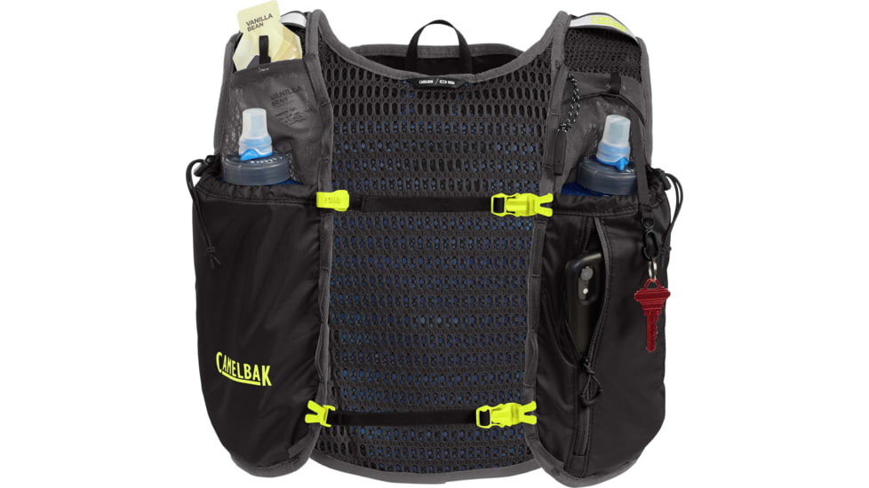 CamelBak Circuit Running Vest, Black/Safety Yellow, One Size, 2824001000