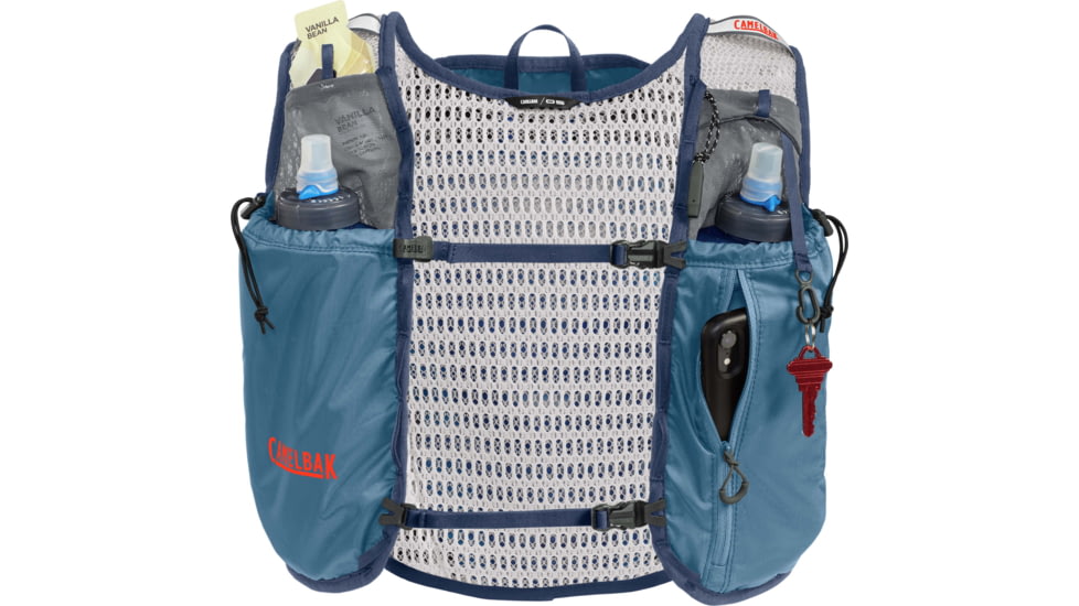 CamelBak Circuit Running Vest, Captains Blue/Spicy Orange, One Size, 2824401000